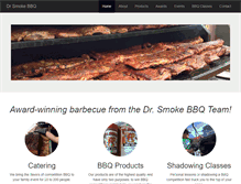 Tablet Screenshot of drsmokebbq.com